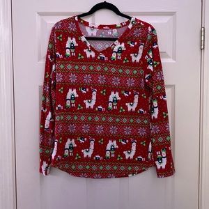 Christmas Llama Shirt